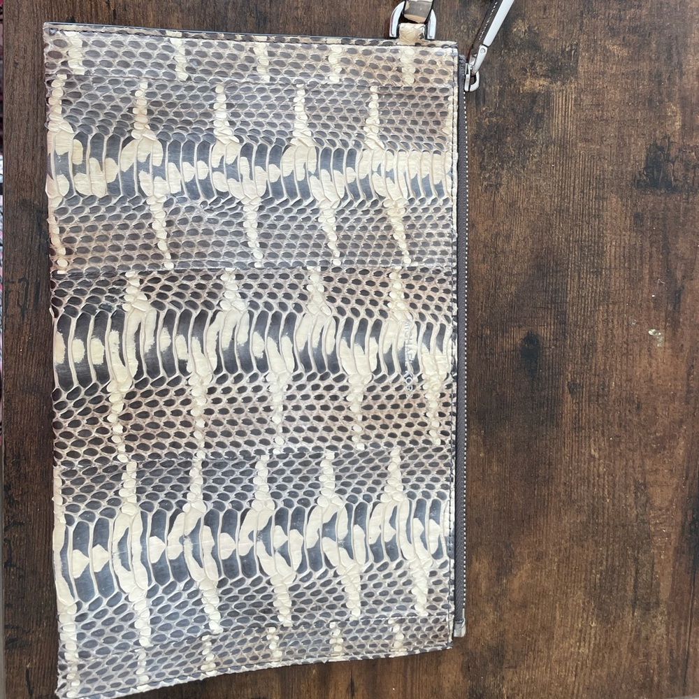 Michael Korea Snakeskin Purse